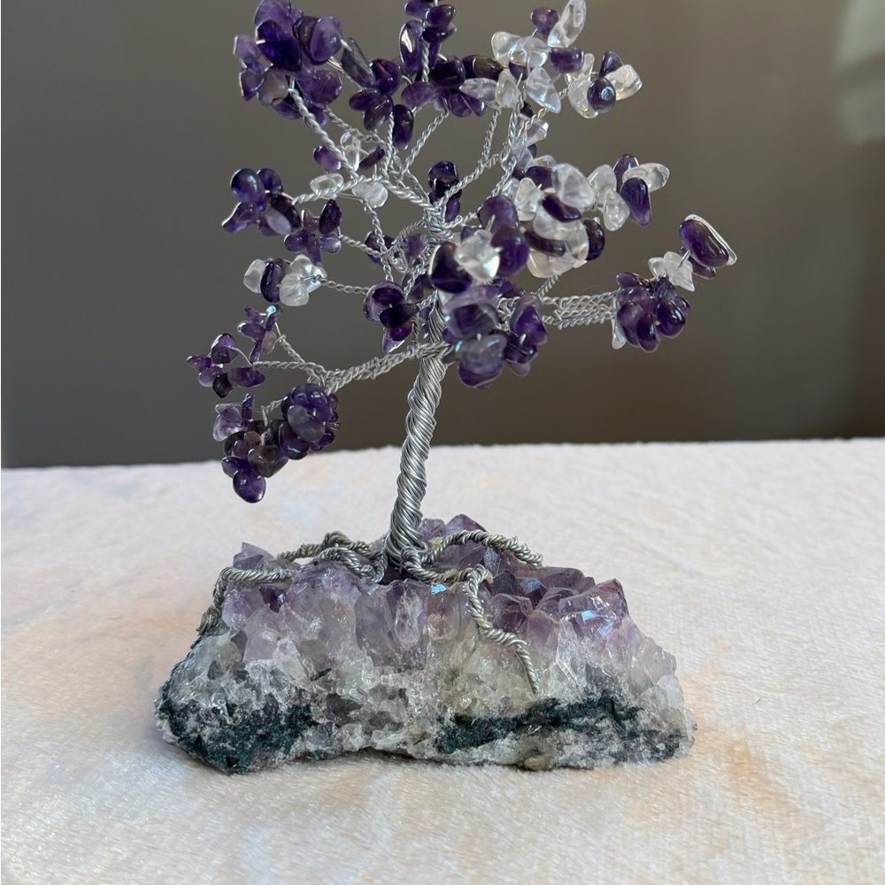 Large Amethyst Bonsai Crystal Tree